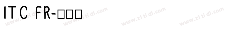 ITC FR字体转换